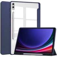 imoshion Trifold Hardcase Klapphülle für das Samsung Galaxy Tab S10 Plus / Tab S9 Plus / Tab S9 Plus FE 12.4 Zoll - Dunkelblau