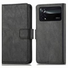 imoshion Luxuriöse Klapphülle Xiaomi Poco X4 Pro 5G - Schwarz