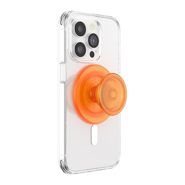 PopSockets PopGrip MagSafe Round - Orange Zest