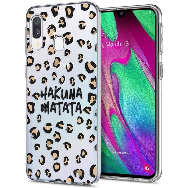 imoshion Design Hülle Samsung Galaxy A20e - Leopard - Braun / Schwarz