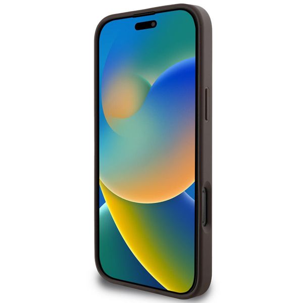 Guess Bottom Stripe 4G Back Cover Apple iPhone 16 Pro Max - Braun