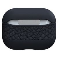 Njorð Collections Salmon Leather Case für Apple AirPods Pro 1 / Pro 2- Dark Grey