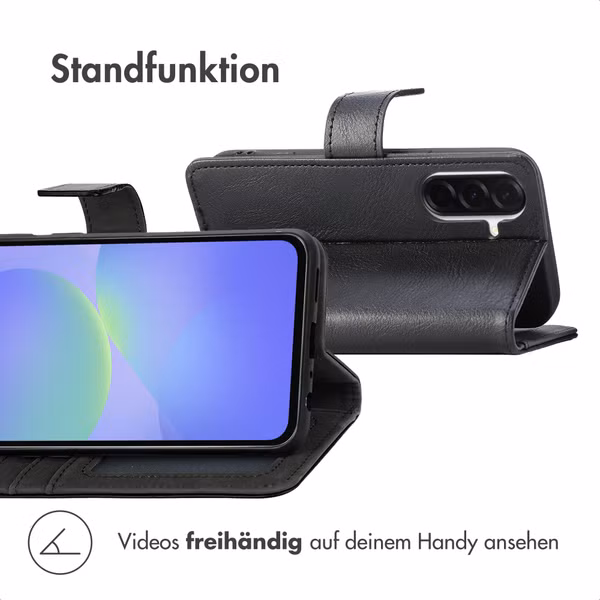 imoshion Luxuriöse Klapphülle Samsung Galaxy A37 (5G) - Schwarz