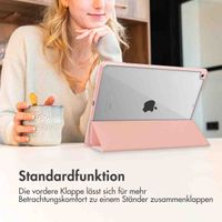 imoshion Trifold Hardcase Klapphülle für das Samsung Tab S9 FE 10.9 Zoll / Tab S9 11.0 Zoll - Rosa