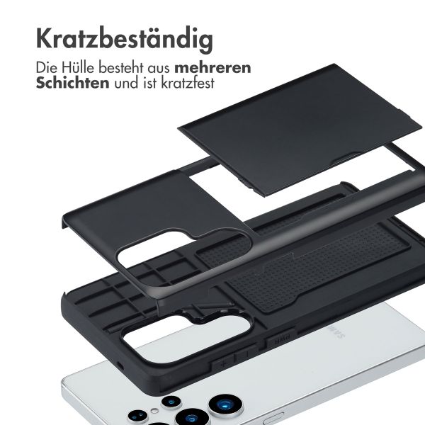 imoshion Backcover mit Kartenfach Samsung Galaxy S25 Ultra - Schwarz