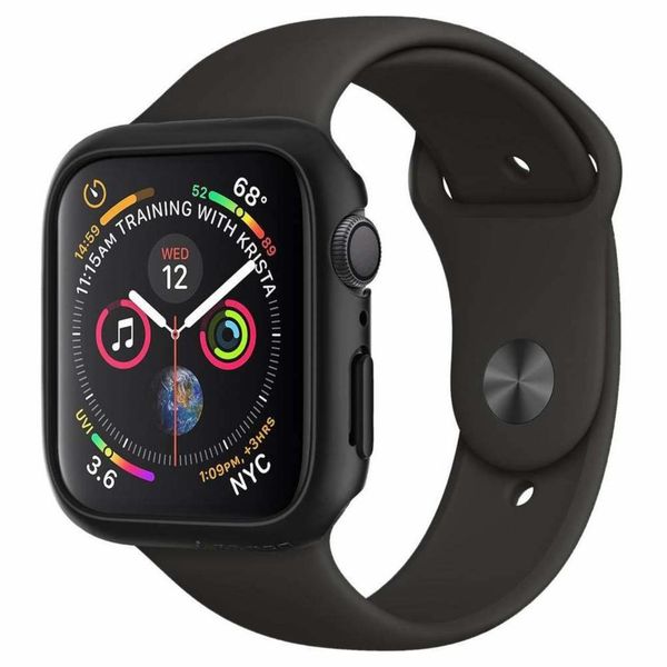 Spigen Thin Fit™ Case Apple Watch 4 / 5 / 6 / SE - 44 mm - Schwarz