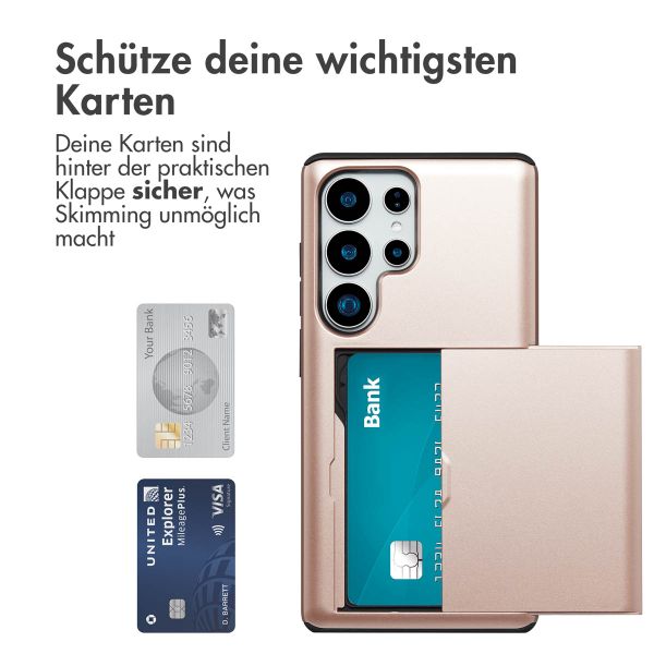 imoshion Backcover mit Kartenfach Samsung Galaxy S25 Ultra - Rosé gold