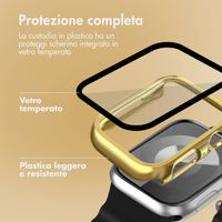 imoshion Full Cover glänzendes Hard Case Apple Watch 7 / 8 / 9 - 45 mm - Gold