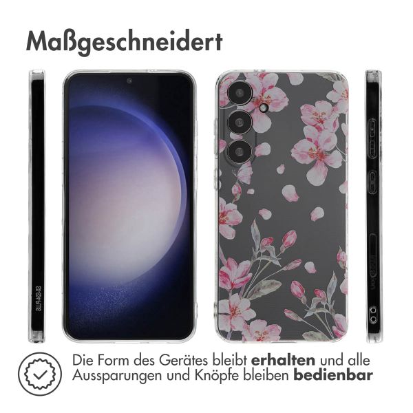imoshion Design Hülle Samsung Galaxy S24 Plus - Blossom Watercolor