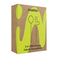 imoshion Ladekabel für die Samsung Galaxy Watch USB-C und USB-A - 0,5 Meter