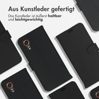 Accezz Wallet TPU Klapphülle Samsung Galaxy Xcover 7 - Schwarz