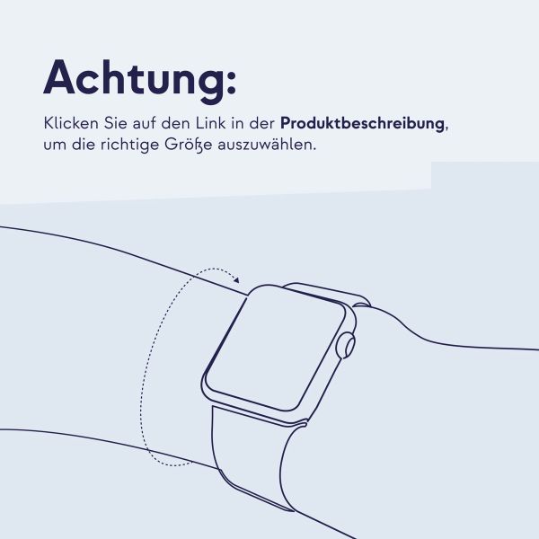 Apple 2 Pack Silikon Solo Loop für Apple Watch | 44/45/46/49 mm - Größe 10 - Winter Blue / Sprout Green