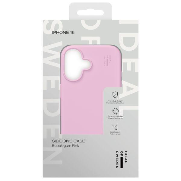 iDeal of Sweden Silikon Case für das iPhone 16 - Bubble Gum Pink