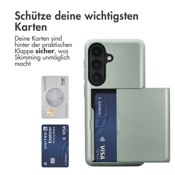 imoshion Backcover mit Kartenfach Samsung Galaxy S26 - Grün
