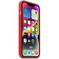 Apple Silikon-Case MagSafe für das Apple iPhone 14 - Rot