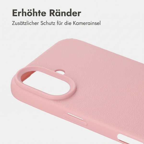 imoshion Texture Backcover Apple iPhone 16 - Rosa