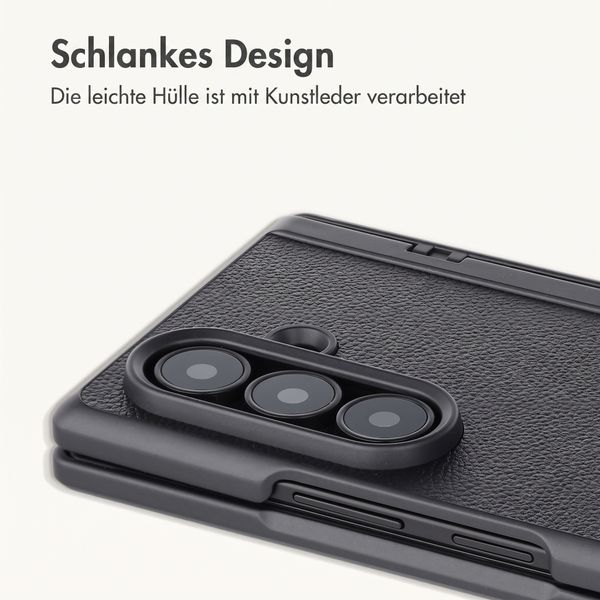 imoshion Kunstledertasche Slim Samsung Galaxy Z Fold 8 Ultra - Schwarz