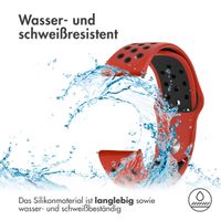 imoshion Silikonband Sport - 22-mm-Universalanschluss - Rot / Schwarz