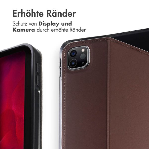 Accezz Classic Tablet Case Apple iPad Pro 12.9 (2022) / Pro 12.9 (2021) / Pro 12.9 (2020) - Braun