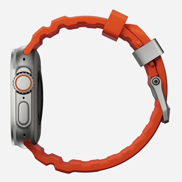 Nomad Rocky Point Armband für das  Apple Watch Series 1 t/m 11 / SE / Ultra (44/45/46/49 mm) - Magma