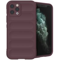 imoshion EasyGrip Back Cover für das iPhone 11 Pro - Aubergine