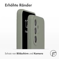 Accezz Liquid Silikoncase mit MagSafe Samsung Galaxy S26 FE - Cooper Green