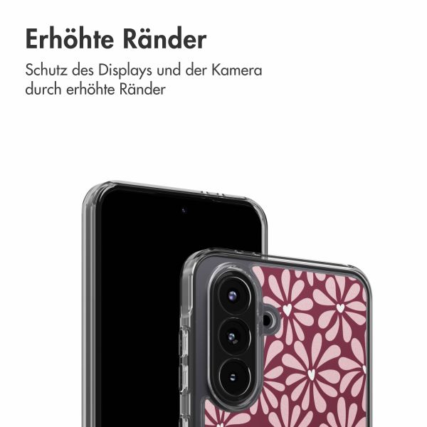 imoshion Design Hülle Samsung Galaxy A56 - Bloom Love Blush