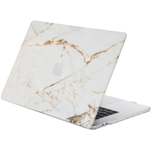 imoshion Design Laptop Cover für MacBook Air 15 Zoll (2023) / Air 15 Zoll (2024) M3 chip - A2941 / A3114 - White Marble