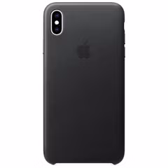Apple Leder-Case Schwarz für das Apple iPhone Xs Max