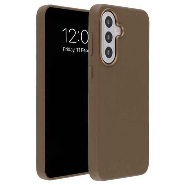 Accezz MagSafe Leather Backcover Samsung Galaxy A57 (5G) - Kaffeebraun
