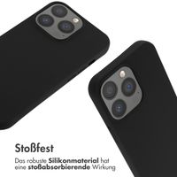 imoshion Silikonhülle mit Band für das iPhone 13 Pro - Schwarz