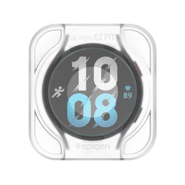 Spigen EZ FIT Glas.tR Displayschutzfolie mit Applikator für die Samsung Galaxy Watch 6 - 40 mm - Transparent