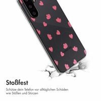 imoshion  Design Hülle für das Samsung Galaxy A26 - Dusty Rose Connected Hearts