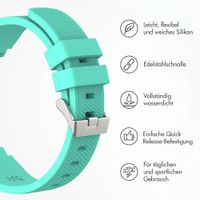 imoshion Flexibles Silikonarmband - Universeller 20-mm-Anschluss - Mintgrün