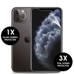imoshion Displayschutzfolie 3er-Pack + Kameraschutz aus Glas iPhone 11 Pro