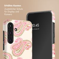 Selencia Vivid Back Cover Samsung Galaxy S25 FE - Paisley Blush