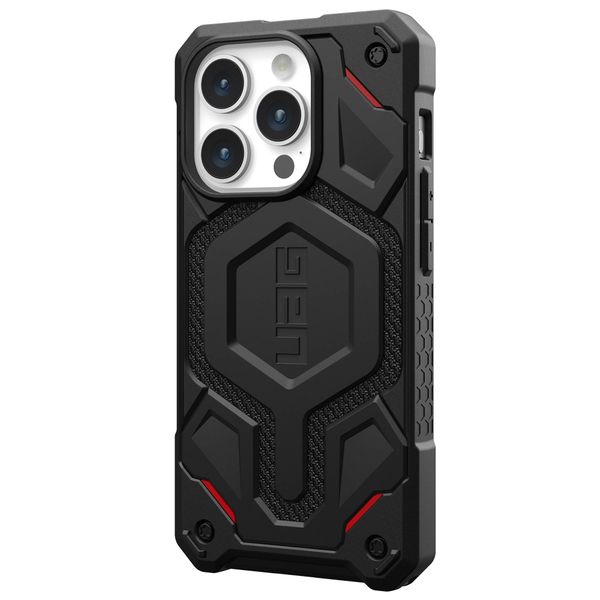UAG Monarch Pro Backcover Apple iPhone 15 Pro - Kevlar Black