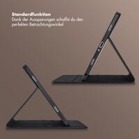 Selencia Riva Klapphülle Samsung Galaxy Tab A9 Plus - Schwarz