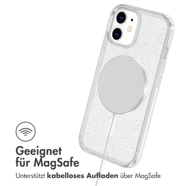 imoshion Sparkle Back Cover mit MagSafe für das iPhone 12 (Pro) - Transparent