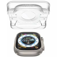 Spigen EZ FIT Glas.tR Displayschutzfolie mit Applikator für die Apple Watch Ultra - 49 mm - Transparent