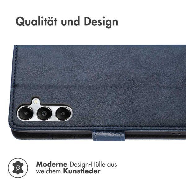 imoshion Luxuriöse Klapphülle Samsung Galaxy A17 - Dunkelblau