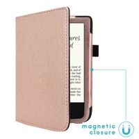 imoshion Vegan Leather Klapphülle Pocketbook Touch Lux 5 / HD 3 / Basic Lux 4 / Vivlio Lux 5 - Rosé gold