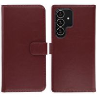 Selencia Echtleder Klapphülle Samsung Galaxy S25 Ultra - Burgundy