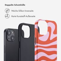 Selencia Vivid Back Cover Apple iPhone 13 - Dream Swirl Pink