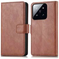 imoshion Luxuriöse Klapphülle Xiaomi 14T Pro - Braun