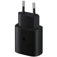 Samsung Original Fast Charging Adapter USB-C Oplader in Fabrikverpackung - 25 Watt - Schwarz