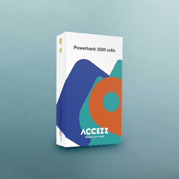 Accezz Kevlar Powerbank 5.000 mAh - MagSafe und Qi - Schwarz