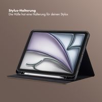 Selencia Riva Klapphülle Apple iPad Air 11 Zoll (2025) M3 / (2024) M2 / Air 5 (2022) / Air 4 (2020) - Mocha Brown