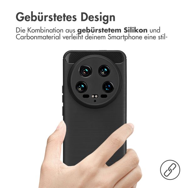 imoshion Brushed Back Cover Xiaomi 14 Ultra - Schwarz