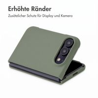 Accezz Liquid Silikoncase mit MagSafe Apple iPhone Duo - Cooper Green